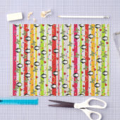 Papierstreifen Pinguin-rote Herzen Seidenpapier (Handwerk)