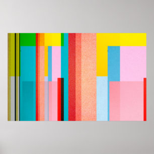 Papierstruktur - farbiges Hintergrunddesign Poster