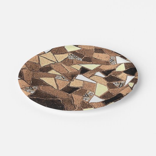 Papiertafel 42 pappteller (Schrägansicht)