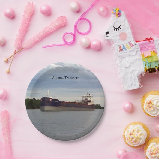 Papiertafel Algoma Transport Pappteller (Party)