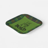 Papiertafel "essen, trinken und irisch sein" pappteller (Gewinkelt)