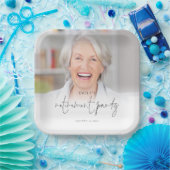 Papiertafel für das Elegante Foto Overlay-Party Pappteller (Party)