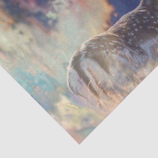 Papiertafel für das entkundete Hirschgeflecht Seidenpapier (Ausschnitt)