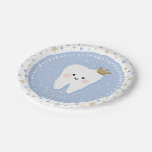 Papiertafel für das erste Party Pappteller (Schrägansicht)