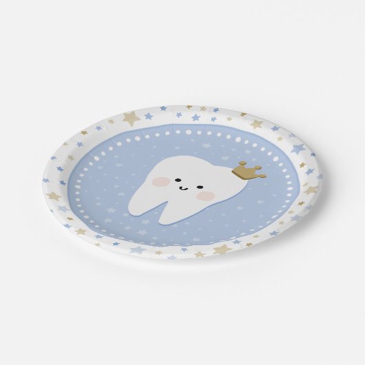 Papiertafel für das erste Party Pappteller (Schrägansicht)