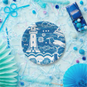 Papiertafel für das Party von Nautic Leuchtturm Pappteller (Party)