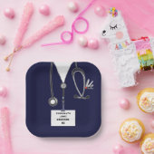 Papiertafel für den medizinischen Abschluss Pappteller (Party)