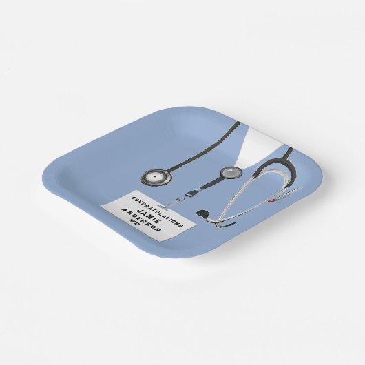 Papiertafel für den medizinischen Abschluss Pappteller (Gewinkelt)