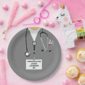 Papiertafel für den medizinischen Abschluss Pappteller (Party)