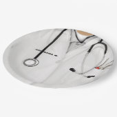 Papiertafel für den medizinischen Abschluss Pappteller (Schrägansicht)