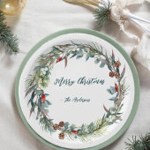 Papiertafel für den Watercolor-Wald Pappteller