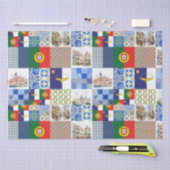 Papiertafel für die Flagge Portugals und die Flagg Seidenpapier (Handwerk)