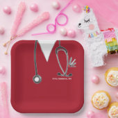 Papiertafel für die Krankenpflege Pappteller (Party)