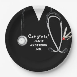 Papiertafel für die medizinische Schulbildung Pappteller