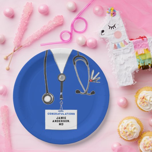 Papiertafel für die medizinische Schulbildung Pappteller (Party)