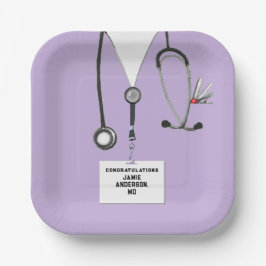 Papiertafel für die medizinische Schulbildung Pappteller