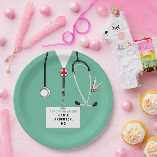 Papiertafel für die medizinische Schulbildung Pappteller (Party)