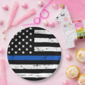 Papiertafel für die polizeiliche Durchsetzung in d Pappteller (Party)