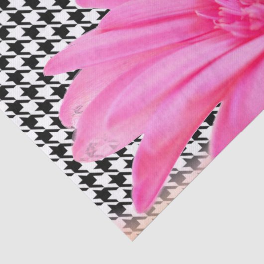 Papiertafel für die rosa Blume Seidenpapier (Ausschnitt)