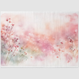 Papiertafel für die rosa Wildblume Seidenpapier