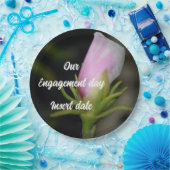 Papiertafel für die Verlobung von Trendy-Rose Pappteller (Party)