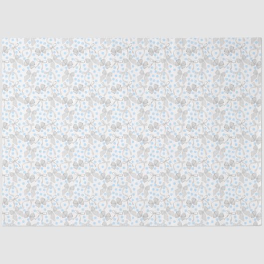 Papiertafel für graue und blaue Punkte Seidenpapier (Vorderseite)