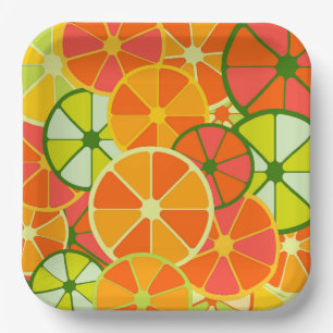 Papiertafel für helle, geschnittene Citrus Pappteller