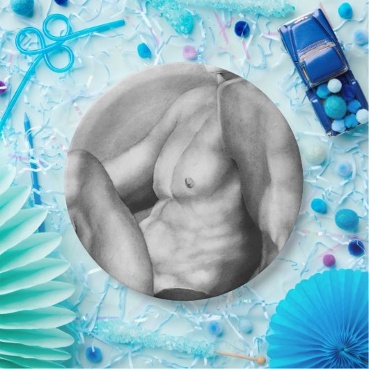 Papiertafel für ihn - Kunsthandwerkskunst Zeichnen Pappteller (Party)