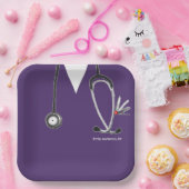Papiertafel für Krankenversicherer Pappteller (Party)
