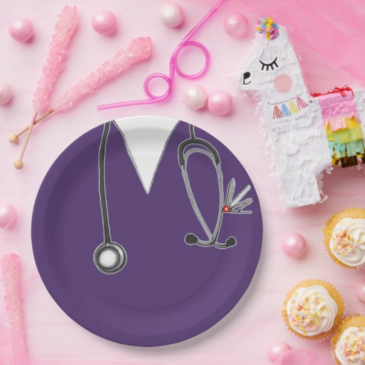 Papiertafel für Krankenversicherer Pappteller (Party)