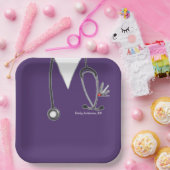 Papiertafel für Krankenversicherer Pappteller (Party)