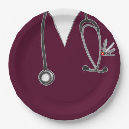 Papiertafel für Krankenversicherer Pappteller