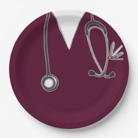 Papiertafel für Krankenversicherer Pappteller (Vorderseite)