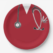 Papiertafel für Krankenversicherer Pappteller (Vorderseite)