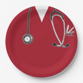 Papiertafel für Krankenversicherer Pappteller