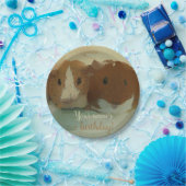 Papiertafel für Schweine mit doppelter Guinea Pappteller (Party)