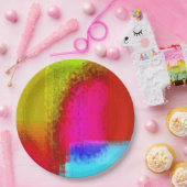 Papiertafel "Krawatte getaut" aus Party Pappteller (Party)