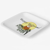 Papiertafel - Kugel auf Zweig Pappteller (Gewinkelt)