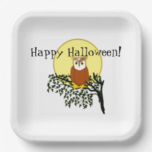 Papiertafel - Kugel auf Zweig Pappteller