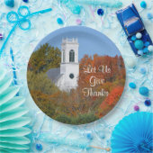 Papiertafel "Lass uns danke" Pappteller (Party)