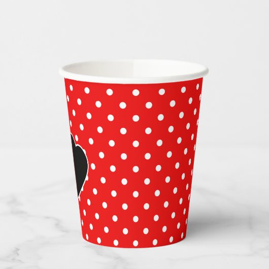 Papiertafel Pappbecher (Links)