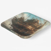 Papiertafel: Steampunkreise Pappteller (Gewinkelt)