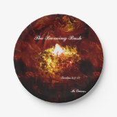 Papiertafel "The Burning Bush" Pappteller (Vorderseite)