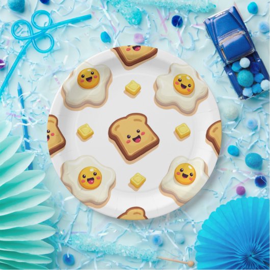 Papiertafel zum Thema Fun Food Pappteller (Party)