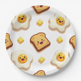 Papiertafel zum Thema Fun Food Pappteller