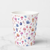 Papiertafeln für den Whimsical Magic Garden Pappbecher (Vorderseite)