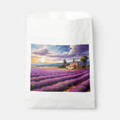 Papiertasche mit Charme Lavendel Provence Frankrei Geschenktütchen (Vorderseite)