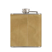 Papiertasche mit Mustache Custom Flask Flachmann (Rückseite)