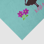 Papiertaschentuch aus Ballerina mit personalisiert Seidenpapier (Ausschnitt)