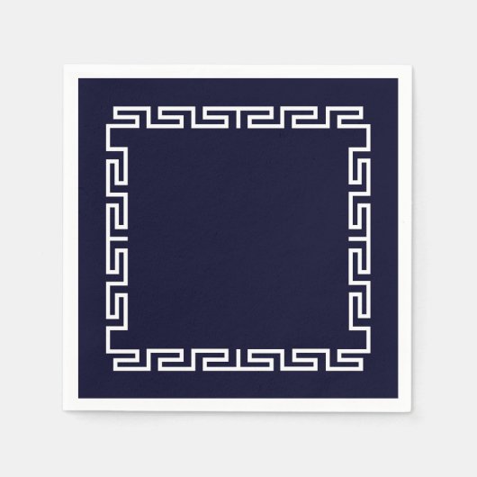 Papiertaschentuch "Mykonos" Serviette (Vorderseite)